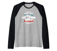 Pop Up Camper Désolé pour ce Que J'Ai Dit Lors de la Configuration de la fenêtre contextuelle Manche Raglan