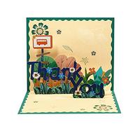 Pop-UP-Cartes de remerciement pour anniversaire, invitation, petite entreprise, carte de remerciement, carte postale, carte de remerciement, présentoir simple, remerciement, petite taille