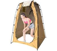 Pop-Up Changing Tent Water & Sun Proof 190T Foldable 47x47x75 Shower Tent with Inner Pocket, Zippered Window & Door Portable for Camping, Hiking, Outdoor Privacy