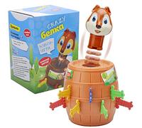 Pop Up Classic Jeu d'action pour enfants, Pop Up Pirate, Famille Enfants d'âge préscolaire, Jeu d'action pour enfants de 5, 6,7,8,9 ans garçons filles, adultes jeu de table de vin accessoires