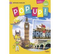 POP UP ! CM2 - Manuel Edition 2017 - Graham Bushnell - Belin Éducation - Livre CD - Scolaire / Universitaire CD