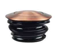Pop-up Huile réservoir de gaz du Cap de gaz Droit Compatible avec Les modèles Softail Fat Boy et Sportster, y Compris Les Motos XL1200 883 CVO FXD(Bronze)