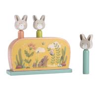 MOULIN ROTY Wooden Pop Up Toy Trois Petits Lapins jouet pop-up 12m+ 1 pcs