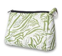 Pop Ups Grande trousse de maquillage avec fermeture éclair en néoprène lavable en machine pour femme, Vert Serengeti