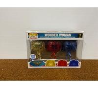 POP Wonder Woman Gauntlets Chrome 3-Pack (no Sticker)