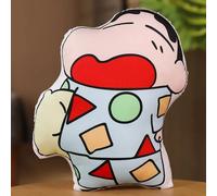 Pop39453-B-45m-Crayon Shin-Chan Peluche Oreiller En Peluche Imprimé Recto-Verso Animation Dessin Animé Périphérie Dortoir Coussin De Chevet Fille Poupée