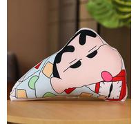 Pop39453-C-45m-Crayon Shin-Chan Peluche Oreiller En Peluche Imprimé Recto-Verso Animation Dessin Animé Périphérie Dortoir Coussin De Chevet Fille Poupée