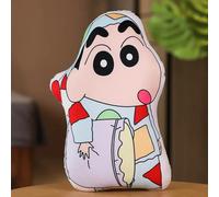 Pop39453-F-45m-Crayon Shin-Chan Peluche Oreiller En Peluche Imprimé Recto Verso Dessin Animé Animation Périphérie Dortoir Coussin De Chevet Fille Poupée