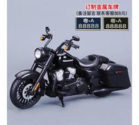 Pop39488-F-Maisto 1:12 Harley-Davidson Road Glide Street Bob Iron 883 Road King Road Glide Moto Modèle Collection Ornement Cadeaux