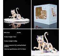 Pop39507-Vanille - Figurine Articulée Vanille Et Chocolat Avec Couverture, Jeu Nekopara, Figurines Solides Pour Femmes, Collection, Ornement, Cadeau, Modèle En Pvc