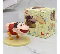 Pop39521-Crayon Shin-Chan--Hot 6cm Crayon Shin Chan Figurine Twerk Shakira Gk Parodie Modèle Collection Ornement Cadeaux Voiture Monté Jouets Pvc Modèle Poupée