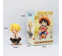Pop39524-C - Figurine One Piece Monkey D. Luffy Roronoa Zoro Sanji, 13 Cm, Modèle Réduit En Pvc, Jouet De Collection Pour Garçon, Ornement, Cadeaux Gk
