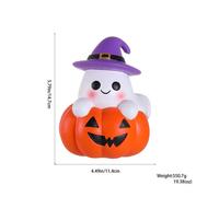 Pop39541-Fantôme Citrouille-Figurine D'action Fantôme Citrouille D'halloween, Chapeau Magique, Collection En Résine, Ornement, Cadeaux, Ameublement, Décoration De Jardin