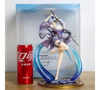 Pop39564-Kamisato Ayaka--27cm Genshin Impact Kamisato Ayaka Collection Ornement Cadeaux Figurine D'action Peignoir Scène De Bataille Pvc Modèle Jouets Bureau Gk