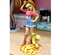 Pop39888-Applejack--Jeu Mon Petit Poney Bishoujo Statue Pinkie Pie Fluttershy Japonais Anime Fille Pvc Action Figure Jouet Collection Modèle Poupée Figma