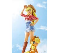 Pop39898-Applejack--Mon Petit Poney Bishoujo Rarity Sunset Shimmer Applejack Twilight Sparkle Pinkie Pie Anime Pvc Action Figure Toy Collection Doll