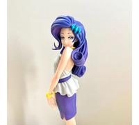 Pop39898-Rarity--Mon Petit Poney Bishoujo Rarity Sunset Shimmer Applejack Twilight Sparkle Pinkie Pie Anime Pvc Action Figure Toy Collection Doll
