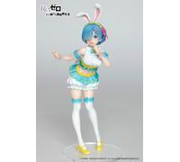 Pop39915-Rem - Furyu Bicute Bunnies Anime Re: Life A Different World From Zero Rem Remu Ram Bunny Pvc Action Figure Toy Collection Model Doll