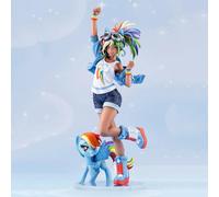 Pop39919-Rainbow Dash--Vocaloid Hatsune Miku Figure My Little Pony Bishoujo Pinkie Pie Fluttershy 1/7 Anime Pvc Action Figure Toy Collection Modèle Poupée