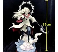 Pop39948 - Figurine D'anime Japonais Naruto Uchiha Madara Statue De Jeu Pvc Figurine D'action Jouet Figurine D'anime Madara Modèle De Collection Poupée Cadeau