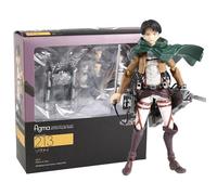 Pop39969-213--Attack On Titan Figure Max Factory Figma Mikasa Ackerman Eren Yeager Levi Ackerman Pvc Action Figure Toy Game Collection Doll