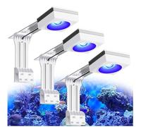 PopBloom 3PCS RL90 WiFi Rampe LED Aquarium Eau de Mer 300W, APP Programme Marine Éclairage à Spectre Complet pour Aquarium de Corail, L'APP prend en charge le français (3 lampe avec kit de montage)
