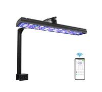 PopBloom Hertz54 eclairage led aquarium eclairage lampe kit de bras, aquarium led recifal reef eau de mer lumière pour aquariums 50-80cm (54cm, avec kit de bras)