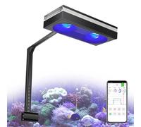 Popbloom RL180 Lampe LED de récif pour aquarium, LED marine à spectre complet pour aquarium d'eau salée avec poissons coralliens