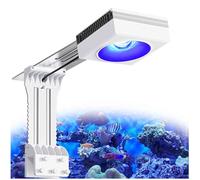PopBloom RL90 WiFi Rampe LED Aquarium Eau de Mer 100W, APP Programme Marine Éclairage à Spectre Complet pour Aquarium de Corail, L'APP prend en charge le français (100W (RL90 blanc))