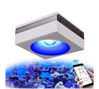 PopBloom RL90 WiFi Rampe LED Aquarium Eau de Mer 100W, APP Programme Marine Éclairage à Spectre Complet pour Aquarium de Corail, L'APP prend en charge le français (1 lampe avec kit de suspension)