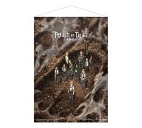 Popbuddies Scroll De Mur Attack On Titan%3a The Final Season Following The Rumbling 50x70 Cm