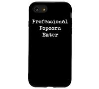 Popcorn Eater Funny Movies Popcorn Professionnel Coque pour iPhone SE (2020) / 7/8