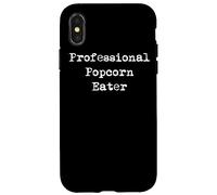 Popcorn Eater Funny Movies Popcorn Professionnel Coque pour iPhone X/XS