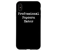 Popcorn Eater Funny Movies Popcorn Professionnel Coque pour iPhone XS Max
