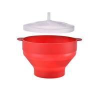 Popcorn Maker Au Micro-ondes - Hot Air Popper | Bol Popper En Silicone Pliable Avec Couvercle | Seau De Pop-corn Résistant À La Chaleur | Lave-vaisselle De Qualité Nourriture À La Maison Pour
