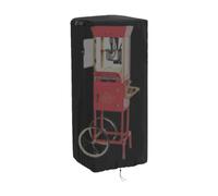 Popcorn-Maker-Wagen-Abdeckung, Popcorn-Wagen-Abdeckung, Wasserdichte Popcornmaschinen-Staubabdeckung, 420D Oxford -Stoff, Einstellbare Draw -String -Beschützer -Ersatzteile Für Den Innenraum Im Frei