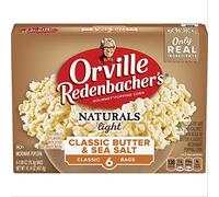 Popcorn Micro-ondes Orville Redenbacher Naturals Classic Butter Sea Salt (6 sacs/559g)