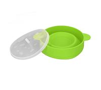 Popcorn MICROS-ondes Popper, maker en silicone avec poignée de couvercle Bol pliable 40 ℃ à + 230 ℃ pour la maison (vert)