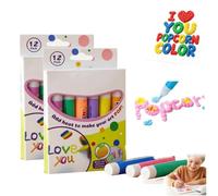 Popcorn Pens 12/24 PièCes 3D Magic Puffy Popcorn Pens，12 colors：2 Sets