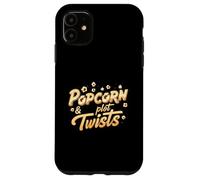 Popcorn & Plot Twists Funny Movie Film TV Show Fan Coque pour iPhone 11