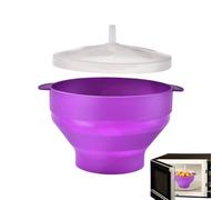 Popcorn poppers - 4.92x3.35 Inches Silicone Microwave Popcorn Maker, Microwave Corn Bowl, Practical Corn Bowl With Lid | Utensil For Kitchen Restaurant Movie Nights & Quick Cravings Tools