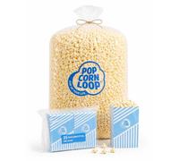 Popcornloop Sac de Popcorn Salé incluant 35 sachets de pop-corn gratuits Offerts Frais et Prêt à consommer pour Fêtes Événements Manifestations Festivals (Salé, 1,4)