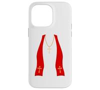 Pope Costume Shirt Lazy Priest Halloween Costume Pope Coque pour iPhone 14 Pro Max