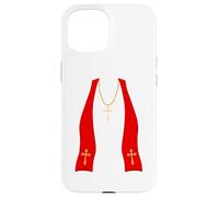 Pope Costume Shirt Lazy Priest Halloween Costume Pope Coque pour iPhone 15
