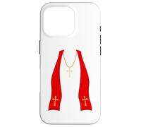 Pope Costume Shirt Lazy Priest Halloween Costume Pope Coque pour iPhone 16 Pro