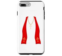 Pope Costume Shirt Lazy Priest Halloween Costume Pope Coque pour iPhone 7 Plus/8 Plus