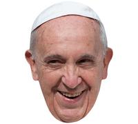 Pope Francis (Grin) Big Head. Masque plus grand que nature.