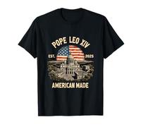 Pope Leo XIV 2025 Dôme patriotique American Pride Graphic T-Shirt