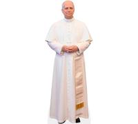 Pope Leo XIV (Robes) Silhouette en Carton Grandeur Nature