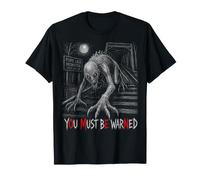 Pope Lick Monster You Must Be Warned Omen Avertissement Subliminal T-Shirt